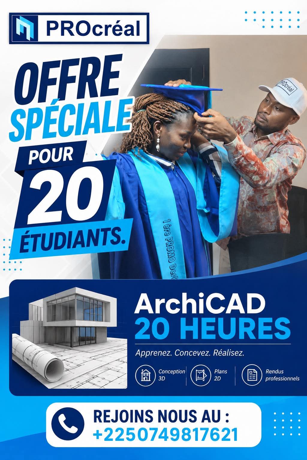 3e promotion — Remise de diplôme ArchiCAD 20h
